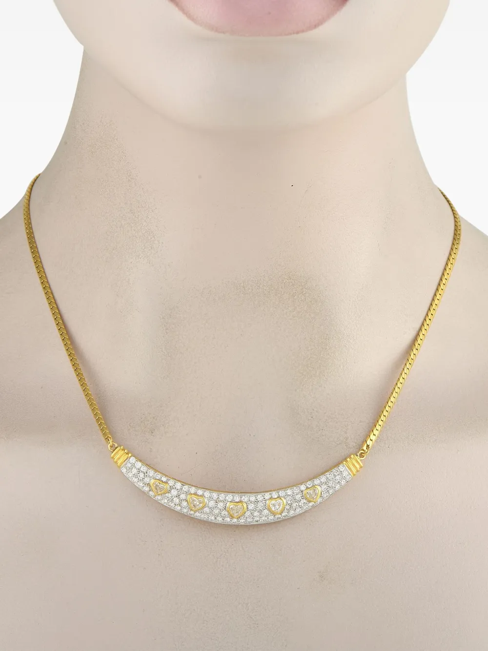 LB Exclusive 18K yellow gold diamond necklace | Image 2