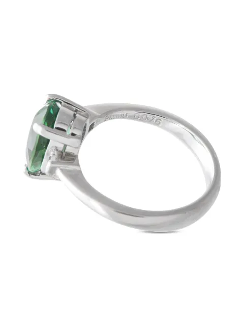 LB Exclusive platinum tourmaline and diamond ring