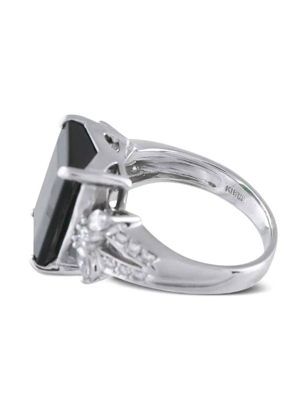 LB Exclusive platinum diamond and tourmaline ring | Image 2
