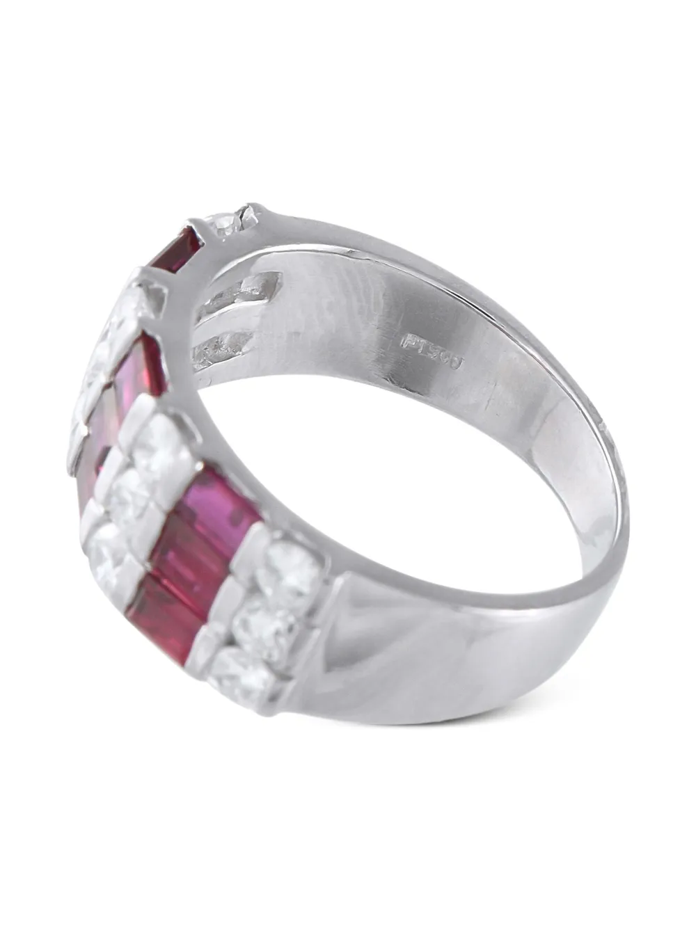 LB Exclusive platinum ruby and diamond ring | Image 2