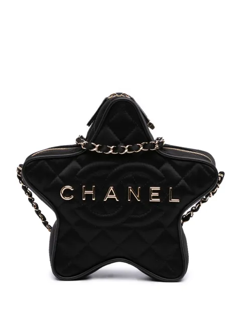 CHANEL Pre-Owned 2021-2025 Quilted Satin Walk Of Fame Star crossbody bag