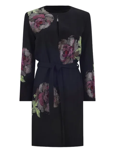Libertine crystal-embellished floral coat