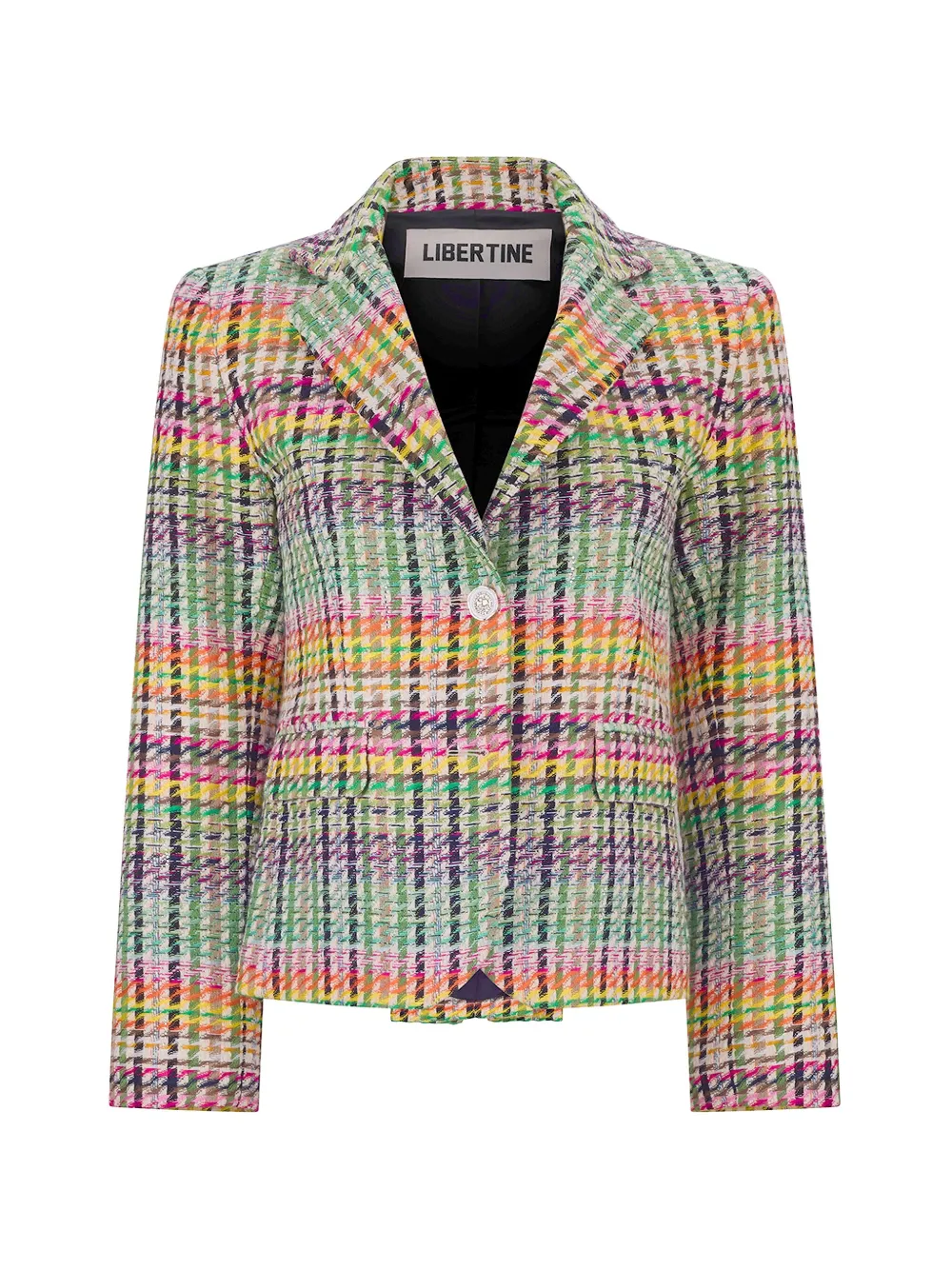Libertine Checked Single-breasted Blazer In Multi