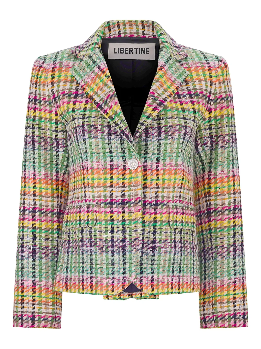 Libertine Checked Single-breasted Blazer In Multi