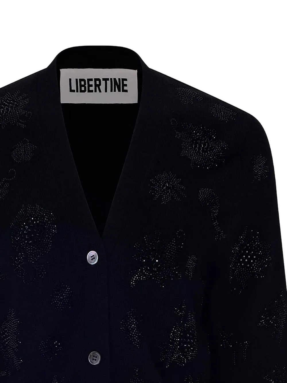 Libertine crystal-embellished V-neck cardigan | Cardigans | Image 2