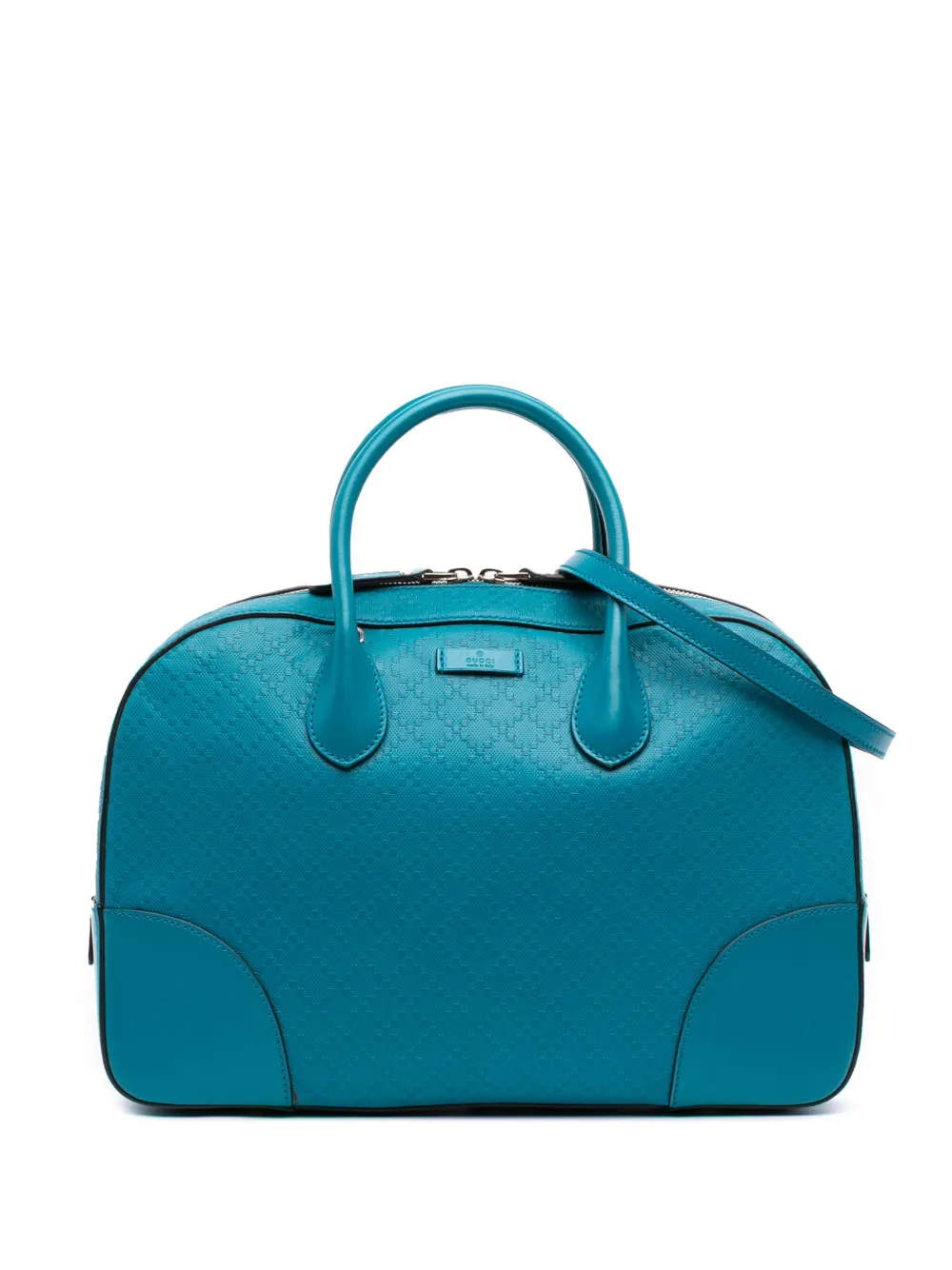 Gucci Pre-Owned 2016-2025 Diamante Bright Leather satchel | Blue | Image 1