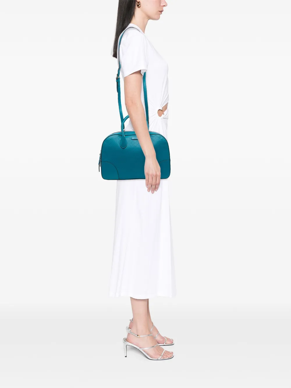Gucci Pre-Owned 2016-2025 Diamante Bright Leather satchel | Pre-Owned | Image 2