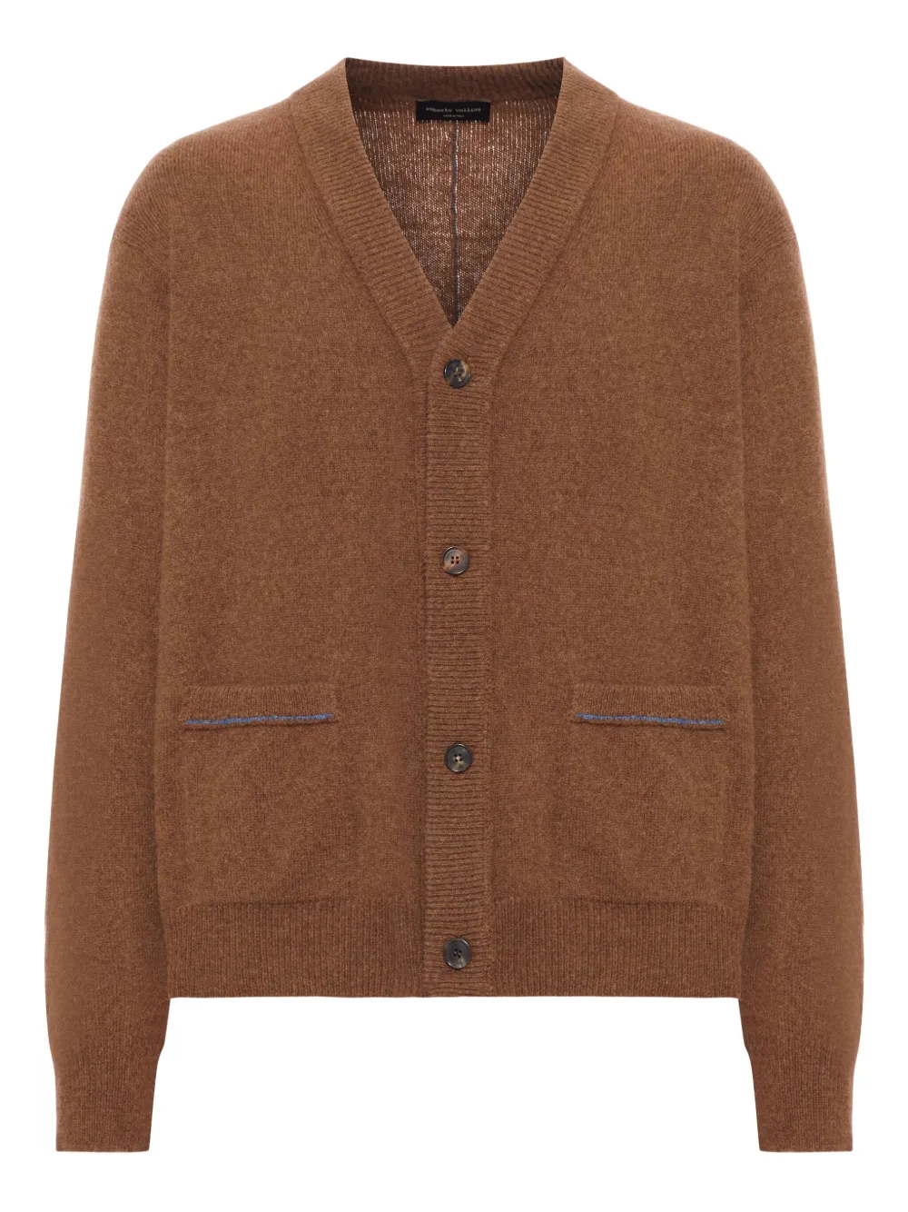 Roberto Collina wool buttoned cardigan - ブラウン Roberto Collina wool buttoned cardigan - ブラウン