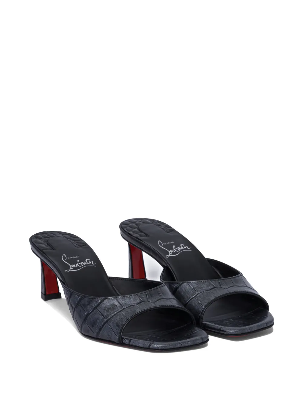 Christian Louboutin crocodile-embossed sandals | Heeled Sandals | Image 2