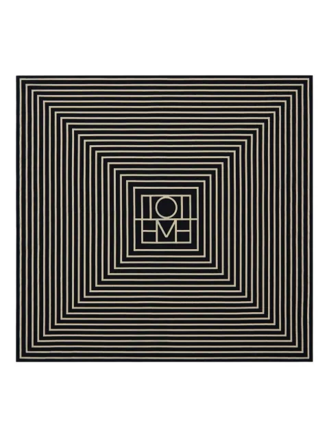 TOTEME monogram silk scarf