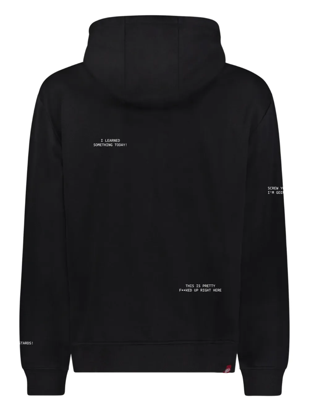 Mostly Heard Rarely Seen 8-Bit Hoodie met lange mouwen en print Zwart