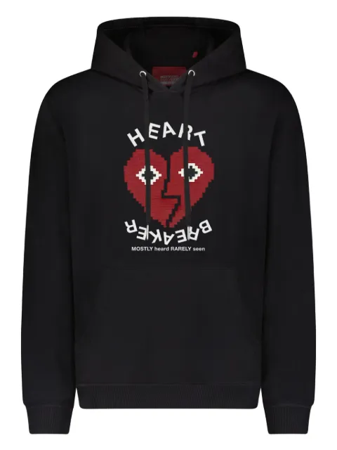 Mostly Heard Rarely Seen 8-Bit hoodie con corazón pixelado