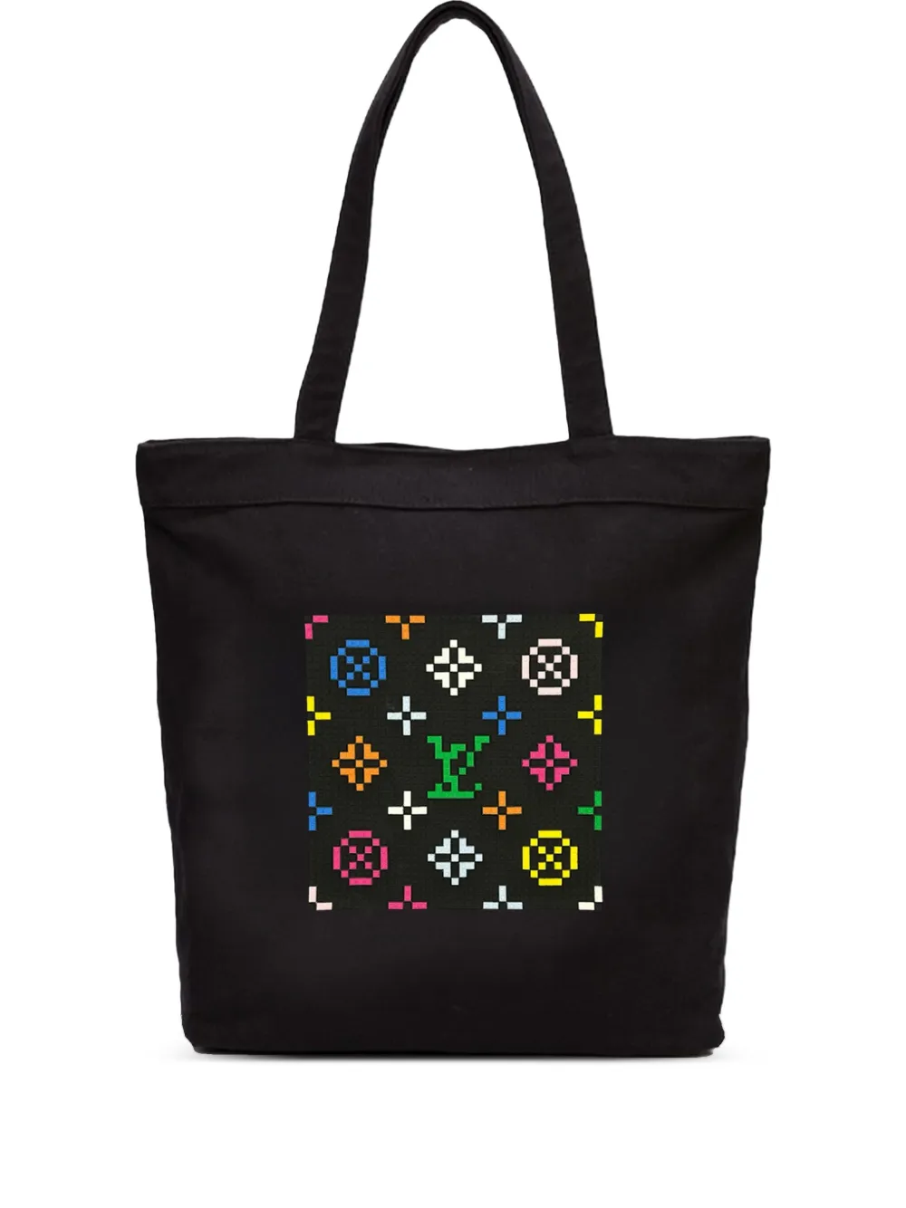 Mostly Heard Rarely Seen 8-Bit Borsa tote con stampa - Nero