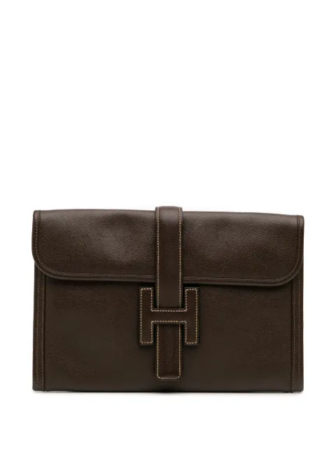 Hermès Pre-Owned 2008 Epsom Jige PM clutch bag
