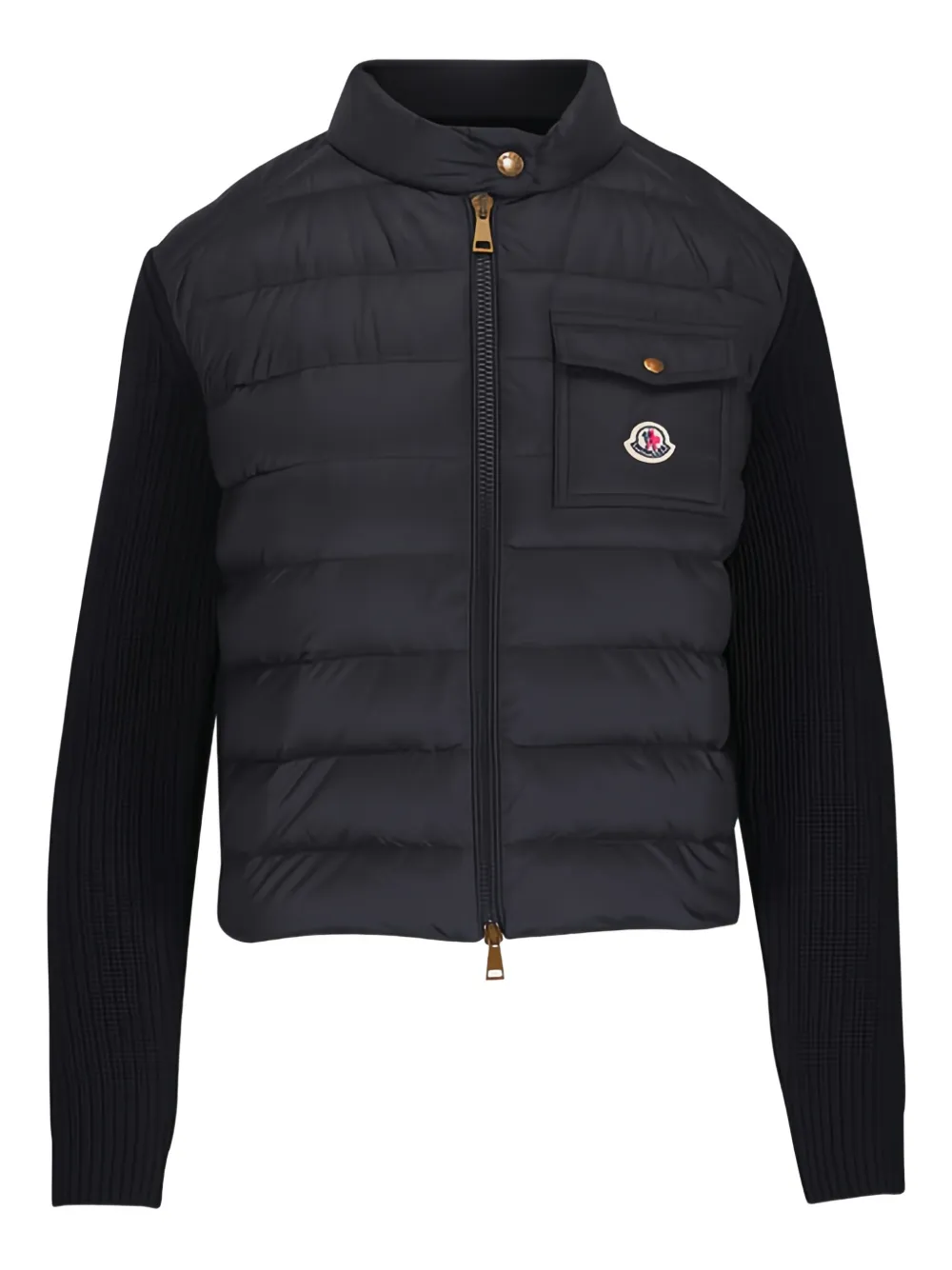 Moncler padded long-sleeve jacket | Black | Image 1