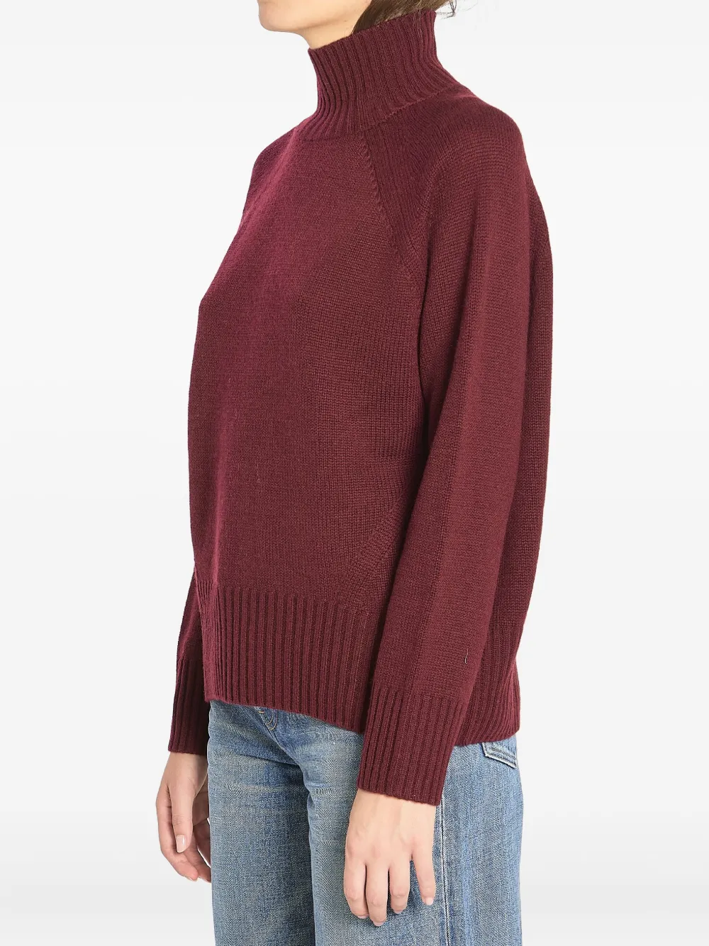 Allude turtleneck ribbed-trim sweater | Knitted Sweaters | Image 2