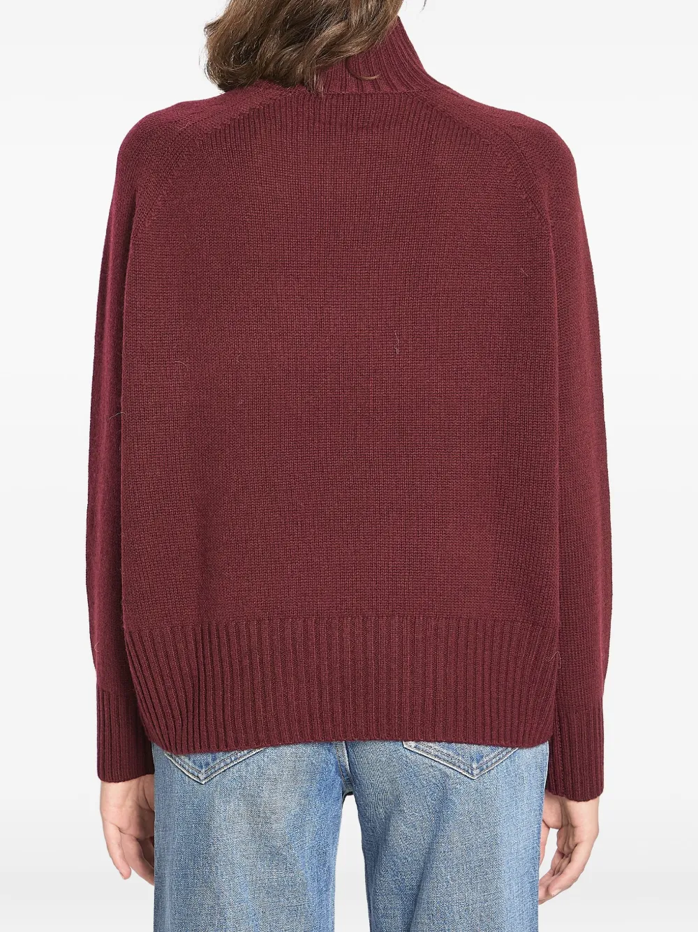 Allude Coltrui met geribbelde afwerking Rood