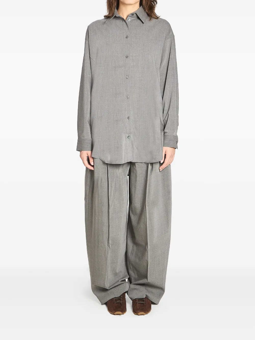 Jacquemus long-sleeve shirt - Grijs