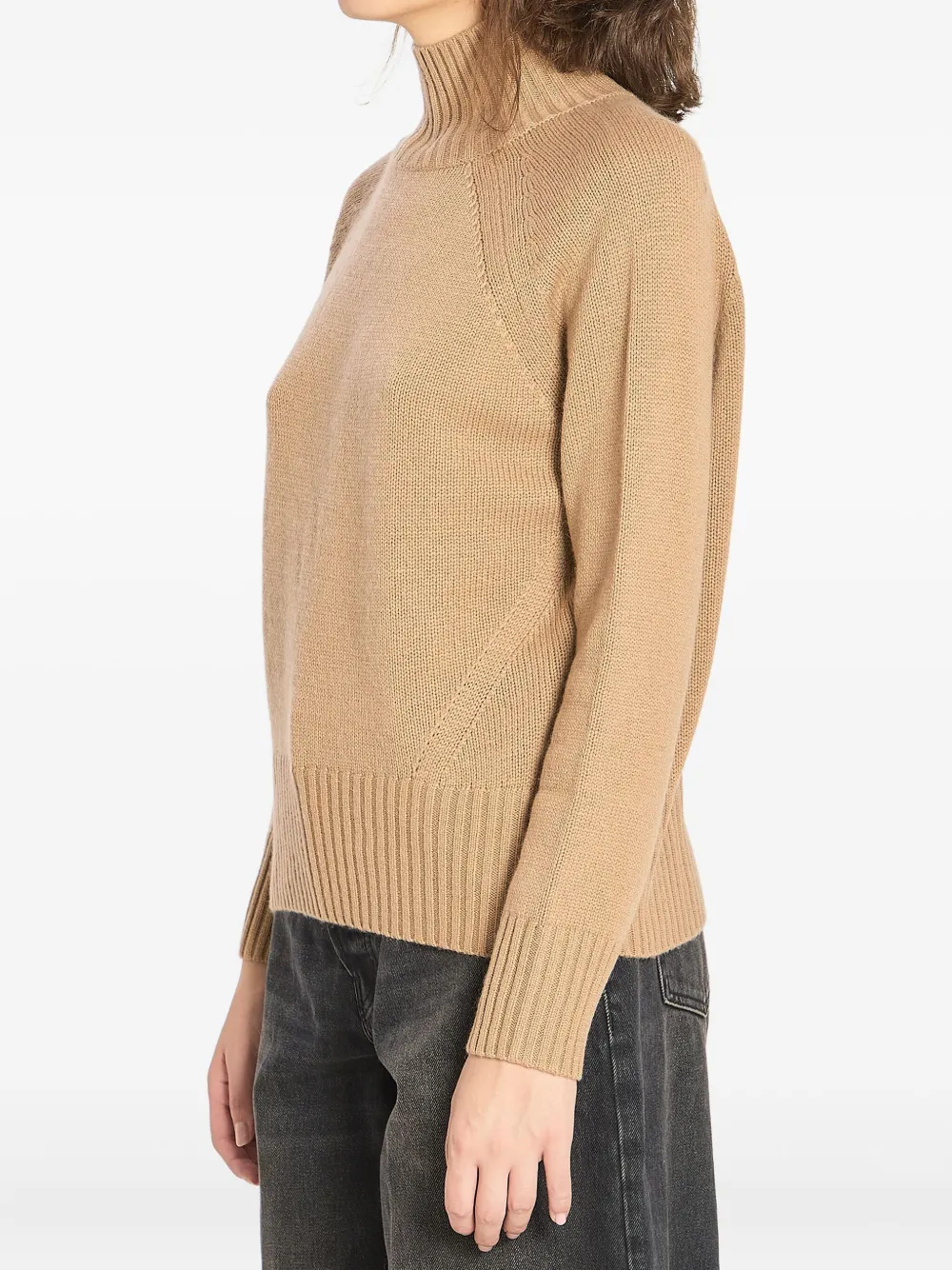 Allude turtleneck ribbed-trim sweater | Knitted Sweaters | Image 2