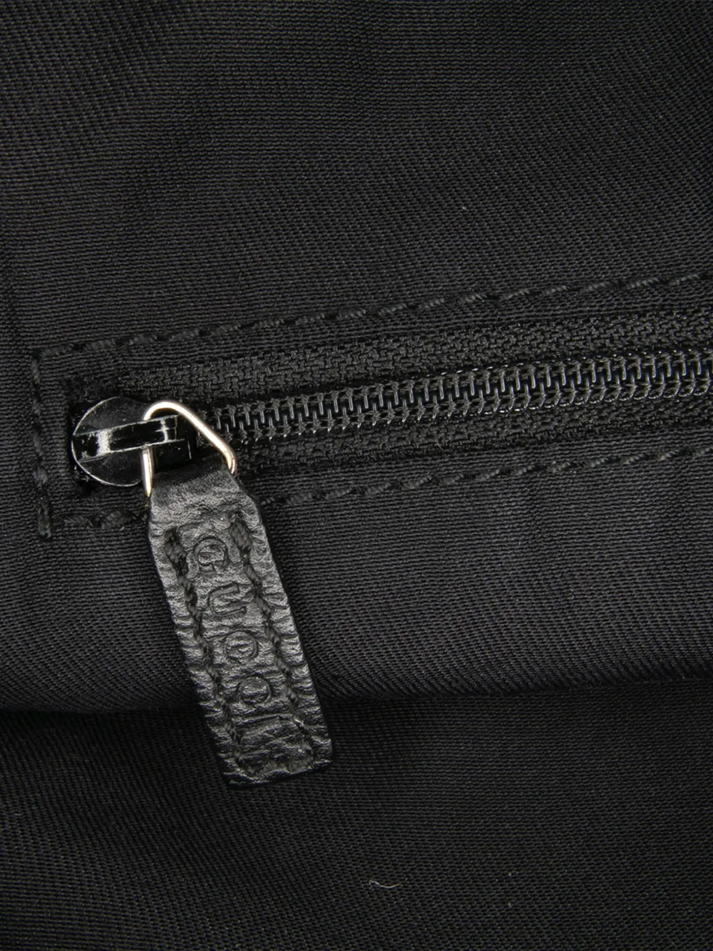 Pre-owned Gucci 2000-2015 Gg Canvas Abbey D Ring Tote Bag In Black