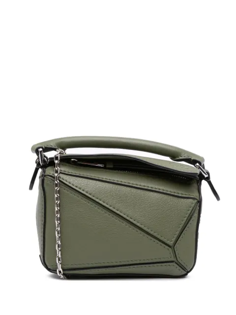 Loewe Pre-Owned 2021 Nano Calfskin Puzzle satchel