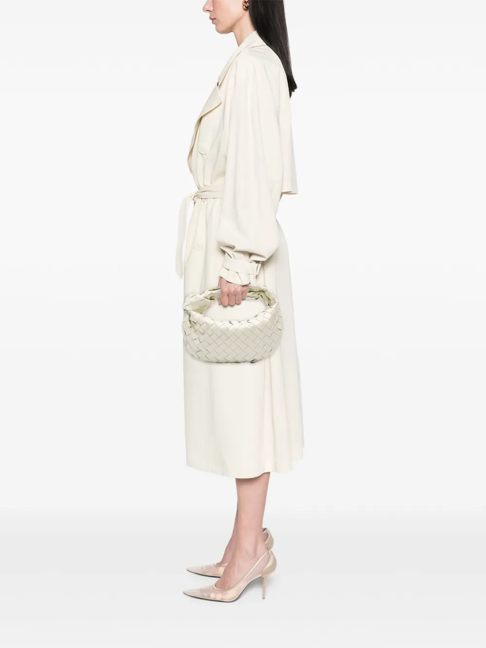 Bottega Veneta Pre-Owned 2012-2025 Mini Patent Intrecciato Jodie hobo bag | Pre-Owned | Image 2
