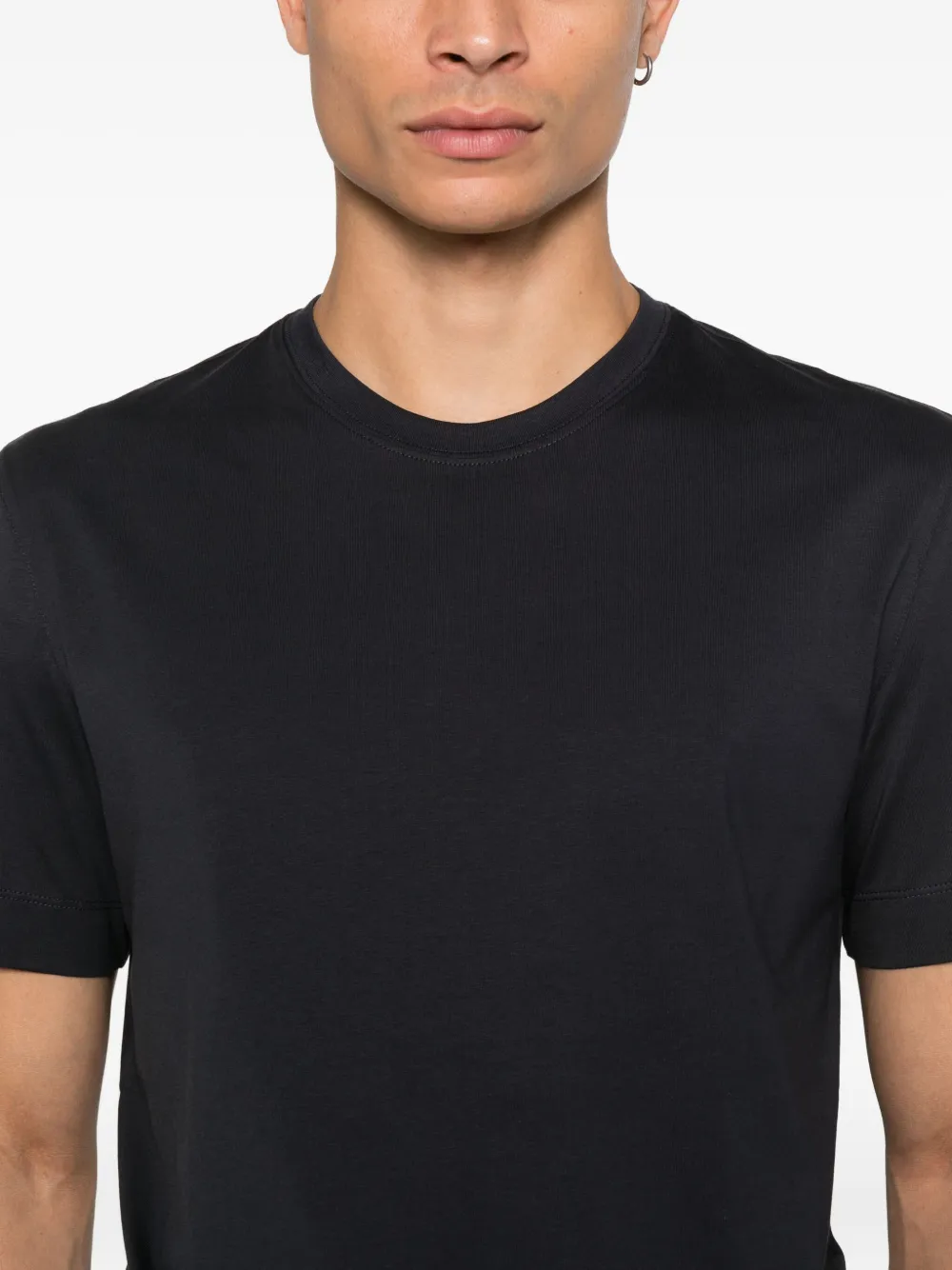 Zegna Katoenen T-shirt Blauw