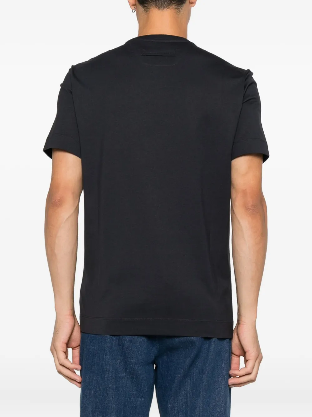 Zegna Katoenen T-shirt Blauw