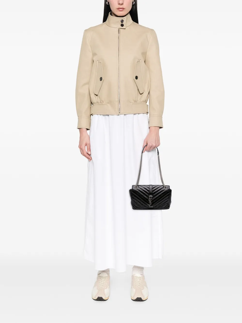 Saint Laurent Pre-Owned 2015 Medium Crinkled Calfskin Punk Chain Bag shoulder bag | Pre-Owned | Image 2