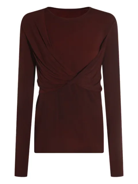 Uma Wang twisted-draped top