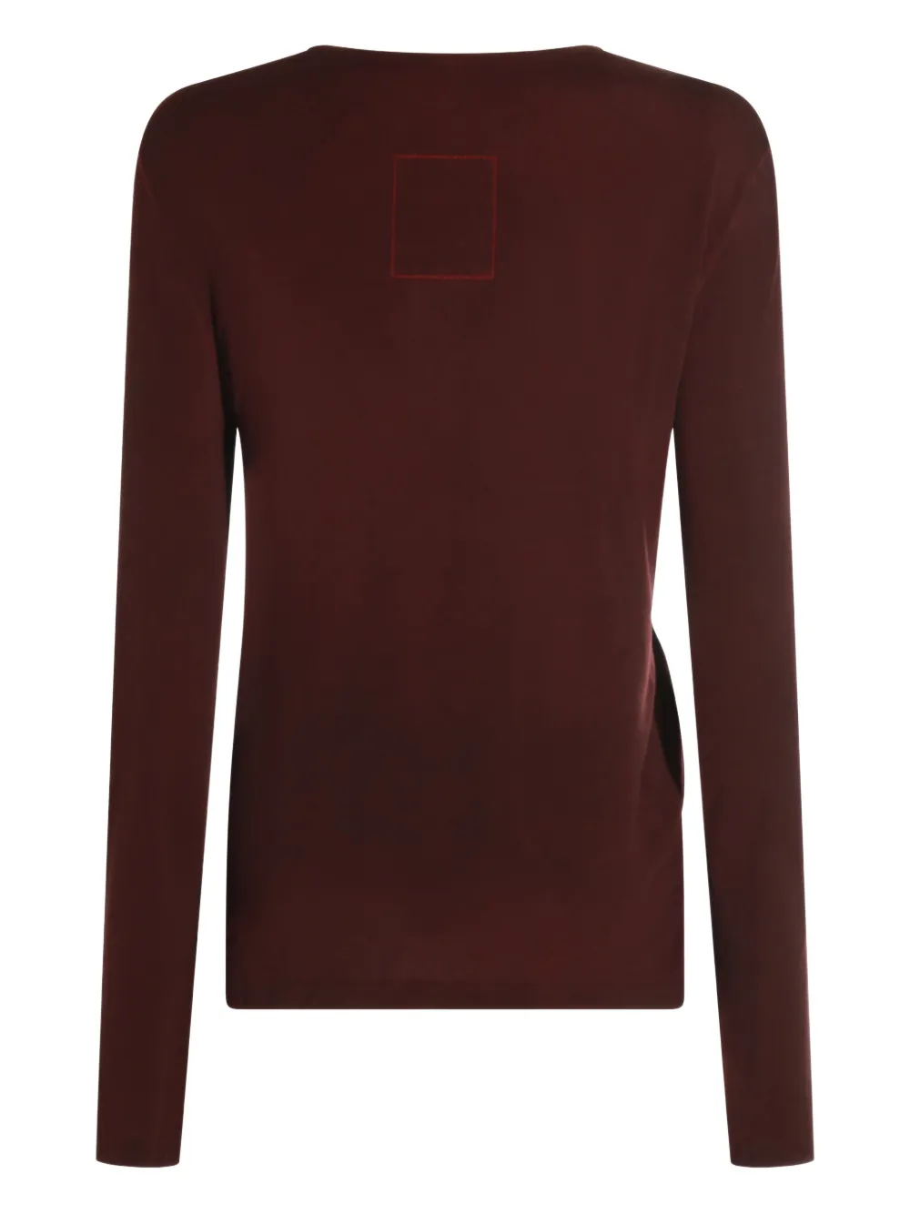 Uma Wang twisted-draped top - Rood