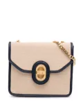 Celine Pre-Owned 2020-2025 Canvas Sulky Clutch With Chain shoulder bag - Blue