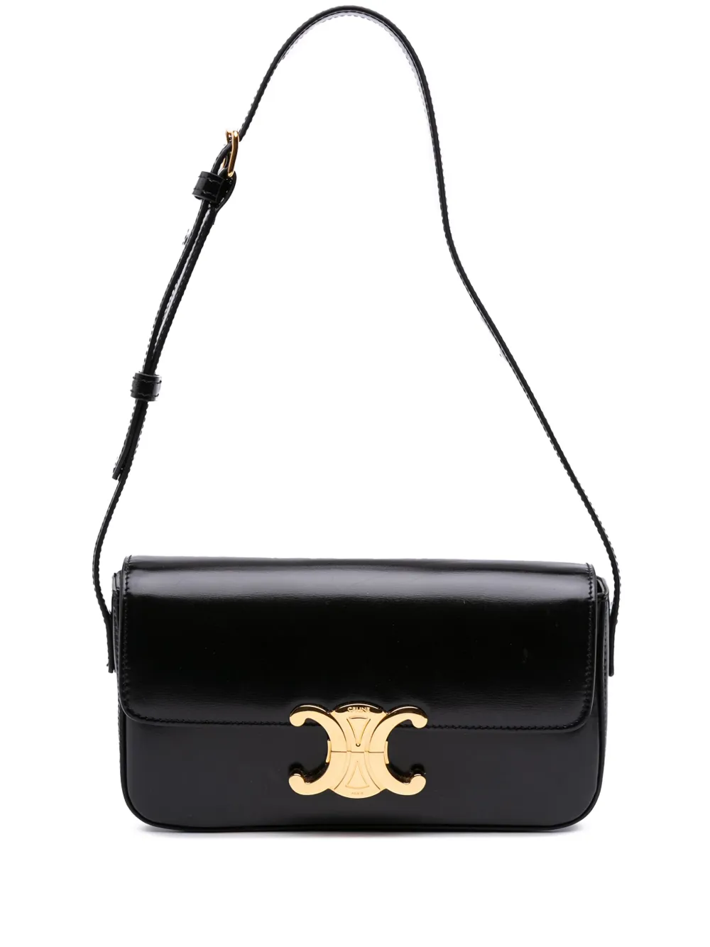 Celine Pre-Owned 2023 クロード ショルダーバッグ - ブラック Celine Pre-Owned 2023 クロード ショルダーバッグ - ブラック