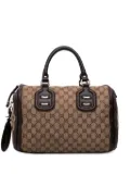 Gucci Pre-Owned 2016-2025 Medium GG Canvas Techno Tag boston bag - Brown