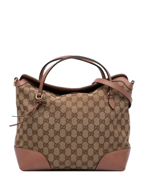 Gucci Pre-Owned 2016-2025 Medium GG Canvas Bree satchel