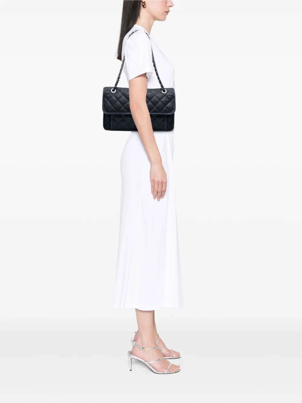 CHANEL Pre-Owned 2014-2015 Medium Quilted Calfskin French Riviera Flap shoulder bag | Pre-Owned | Image 2