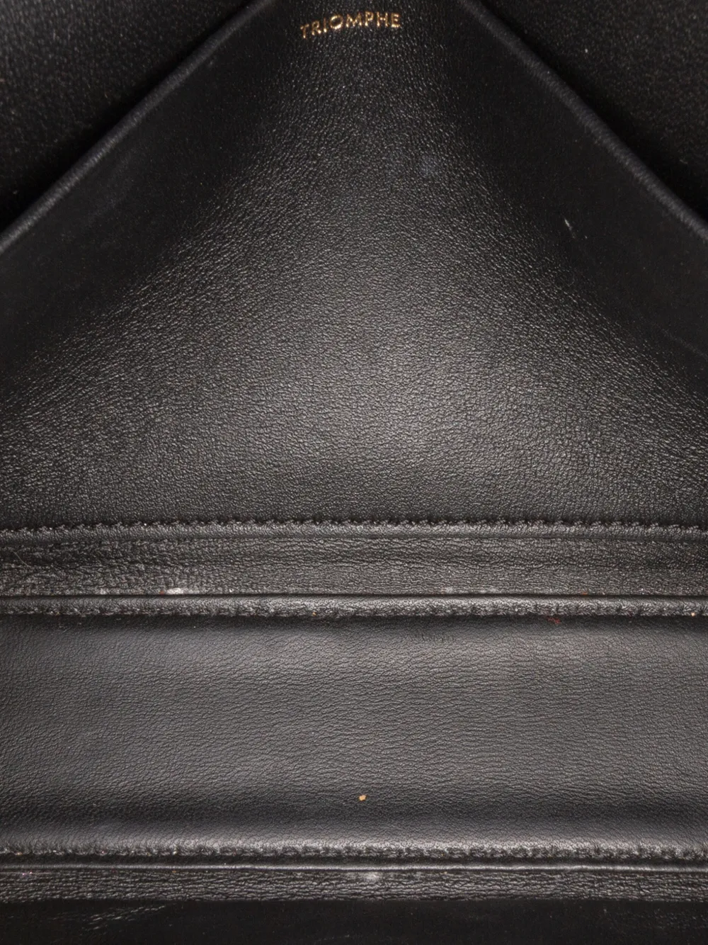 Pre-owned Celine 2021 Shiny Calfskin Claude Shoulder Bag In Black