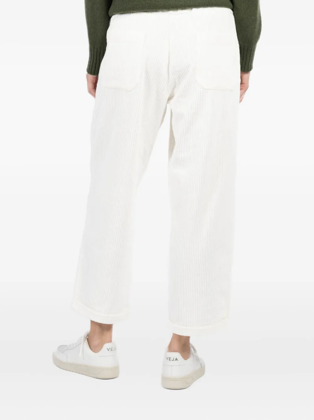 Labo Art Corduroy Trousers In White