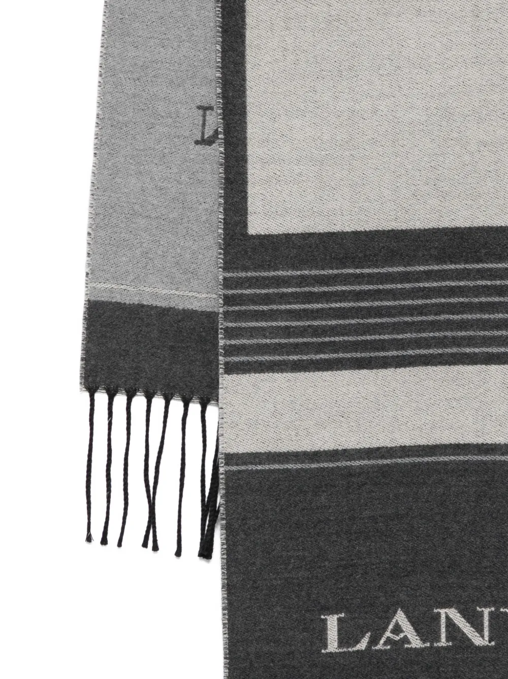 Lanvin logo-lettering scarf | Women | Image 2