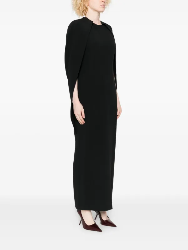 Alberta Ferretti halter-neck Midi Dress | Black
