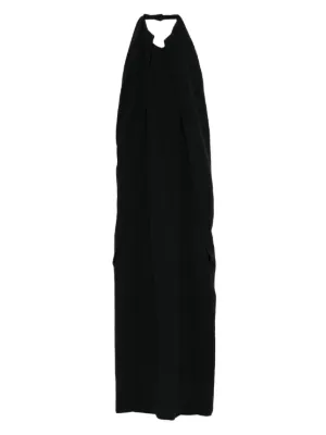 Deiji Studios Halterneck Midi Dress | Black | FARFETCH Deiji Studios Halterneck Midi Dress | Black | FARFETCH
