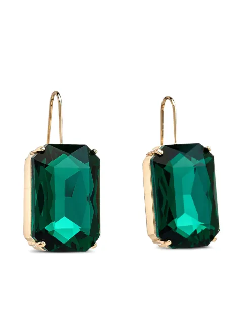 Kenneth Jay Lane octagon fishhook earrings