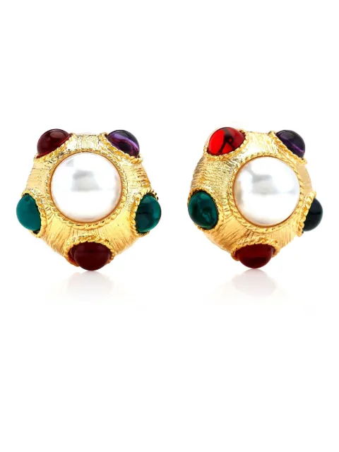 Kenneth Jay Lane faux-pearl earrings