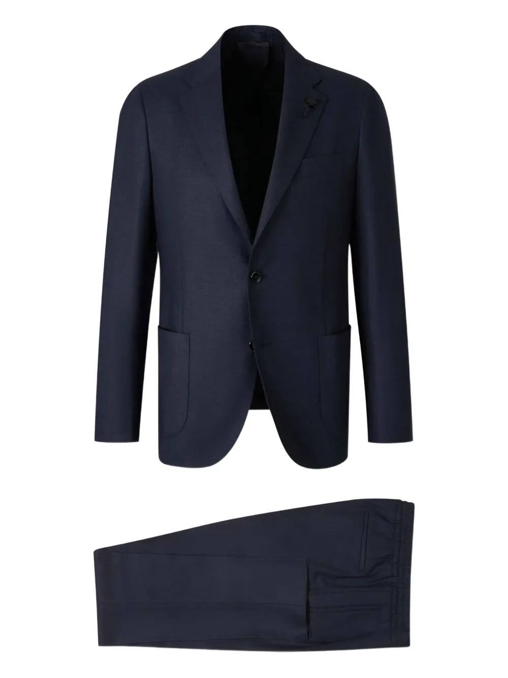 Lardini drawstring-cuff suit - ブルー Lardini drawstring-cuff suit - ブルー