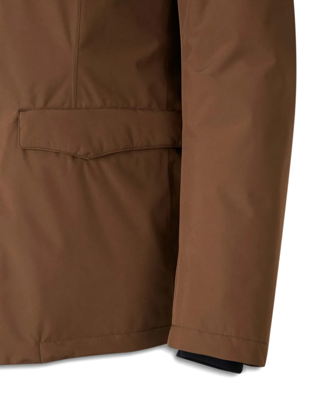 Herno Jack met hoge hals Bruin