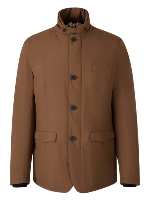 Herno buttoned high-neck jacket