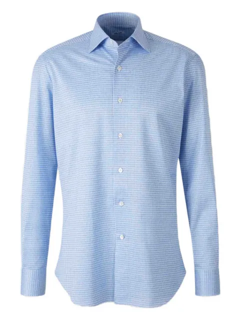 Fray houndstooth shirt