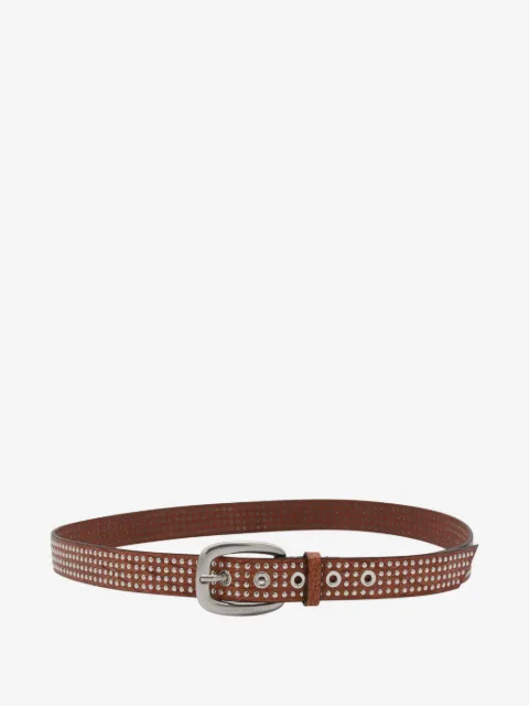 Golden Goose studded leather belt