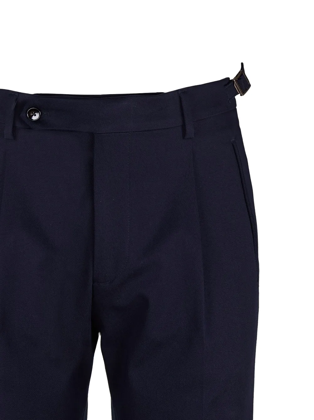 Berwich Retro broek met plooien - Blauw