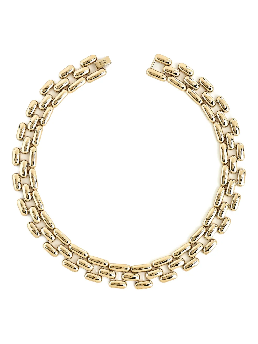 Kenneth Jay Lane collar con cadena de cable | dorado | Image 1